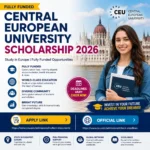Central European University Scholarship 2026 – Fully Funded Study in Hungary