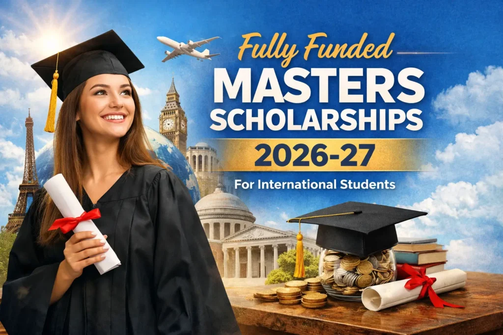 Top 10 Fully Funded Masters Scholarships 2026‑27 for International Students