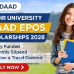 Ruhr University DAAD EPOS Scholarships 2028 – Fully Funded Masters