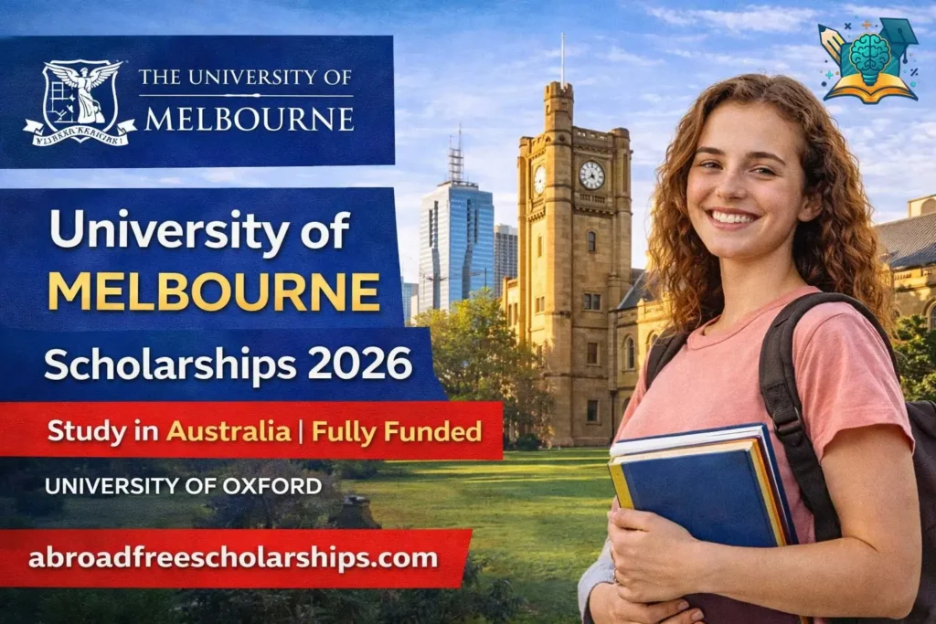 University of Melbourne Scholarship 2026 fully funded scholarship in Australia for international students