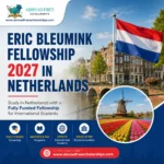 Eric Bleumink Fellowship 2027 in the Netherlands featuring scholarship information and Abroad Free Scholarships branding