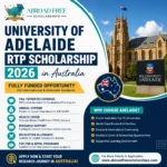 University of Adelaide RTP Scholarship 2026 in Australia (Fully Funded)